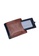 ENZODESIGN brown and multi and navy Fine Grain Buffalo Removable Passcase Wallet With Coin Pocket EN357AC0GRD1SG_4