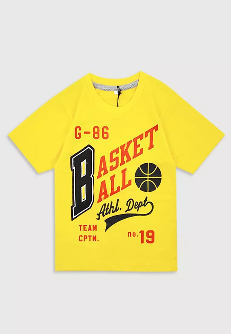 Wakakids Setelan Anak Laki Laki Basketball 3464 Kuning