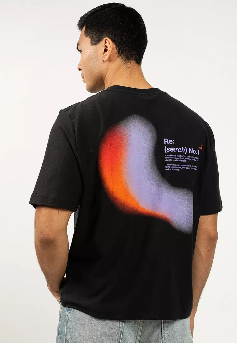 Cropped Fit Graphic T-Shirt