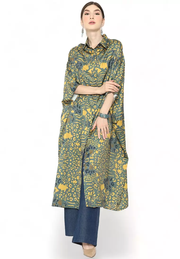 Kanzi Collared Kaftan
