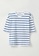 LC WAIKIKI blue Crew Neck Striped Short Sleeve Cotton Women's T-Shirt 19043AA4A13DCFGS_5