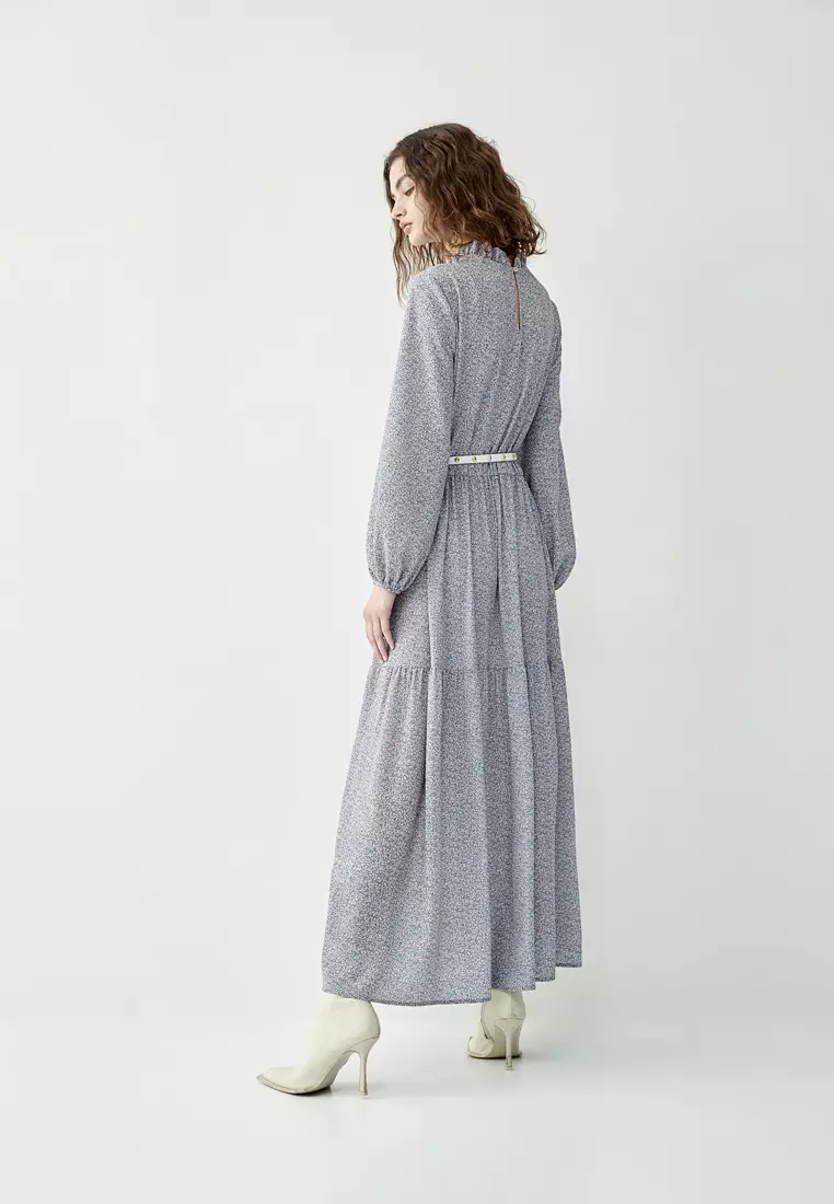 All Over Floral Print Maxi Dress