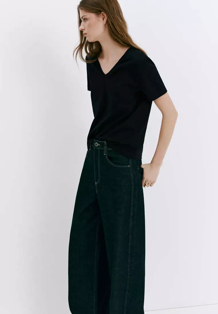 V-Neck Cotton T-Shirt