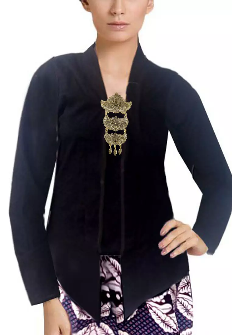 Savyana Trilayer Brooch Bros Tiga Susun Wanita Gold