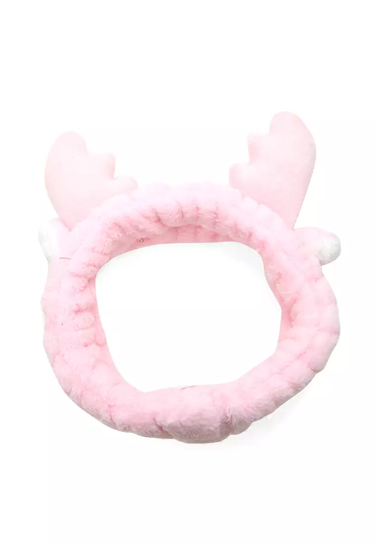 Diana Bandana Tanduk Rusa Tekstur Lembut And High Quality - Pink