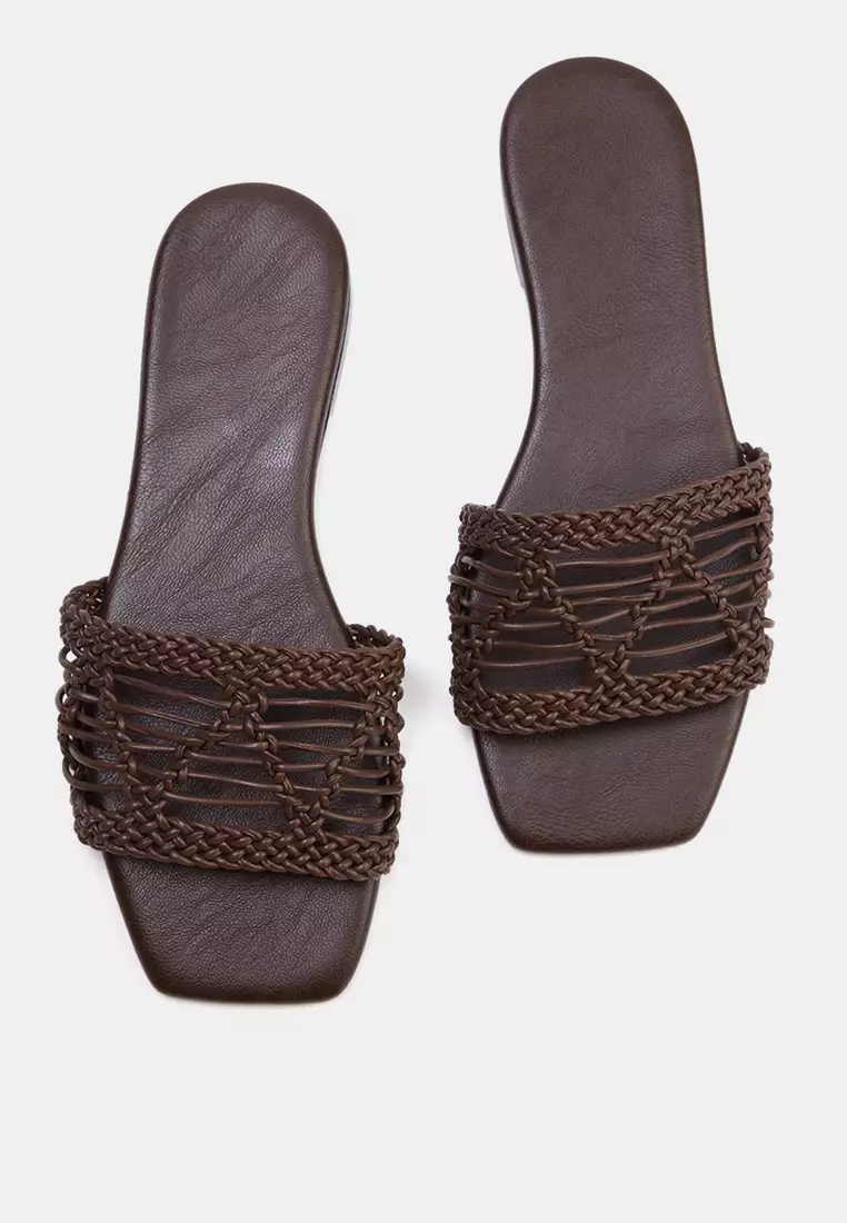 Weave Detailed Sandals