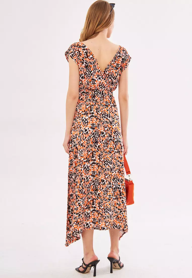 Waist Tie Wrap Dress