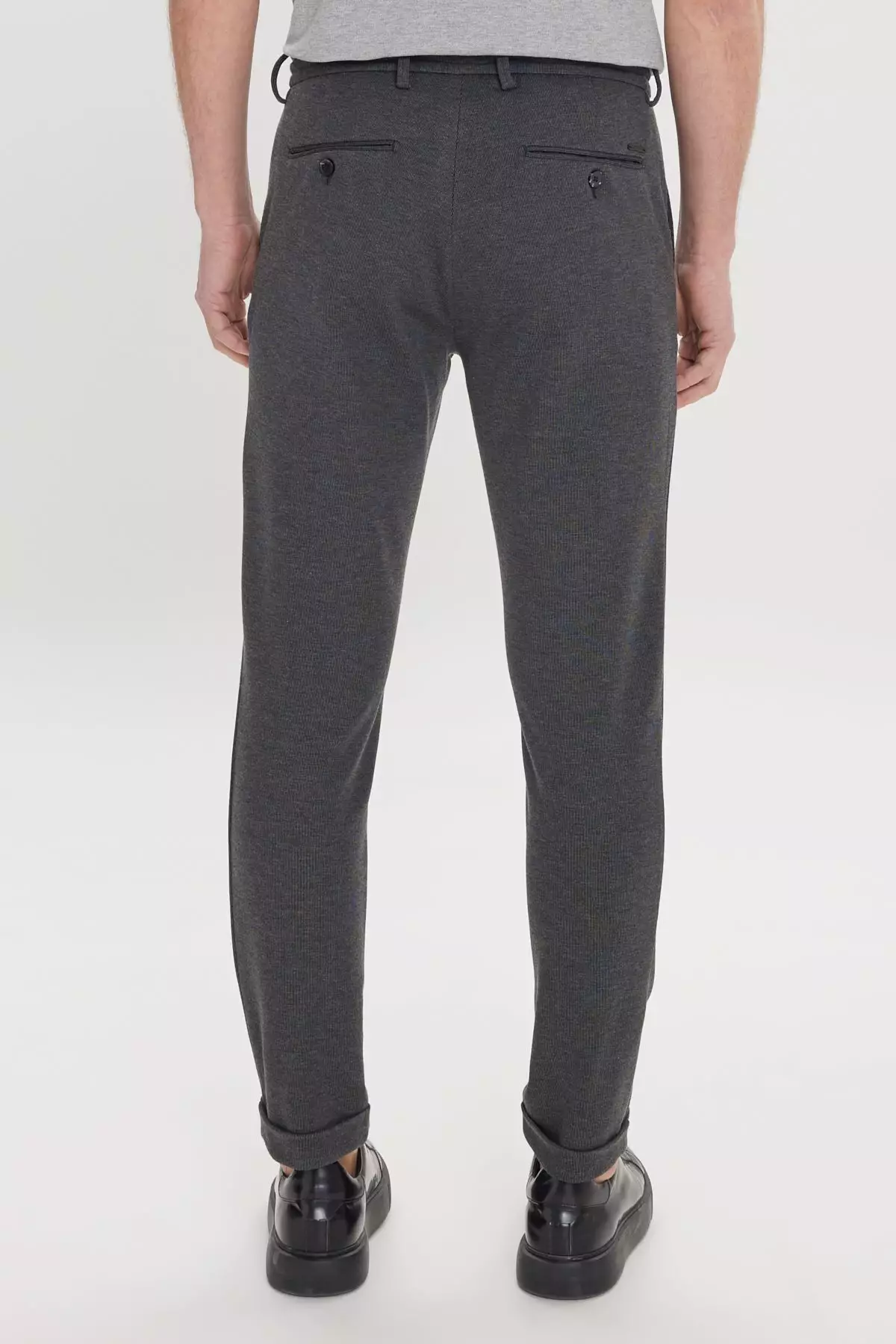 Slim Fit Drawstring Trousers