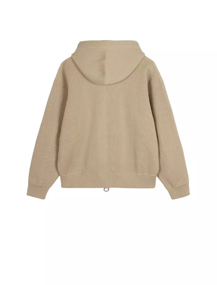 Midi Hooded Cardigan Sweater