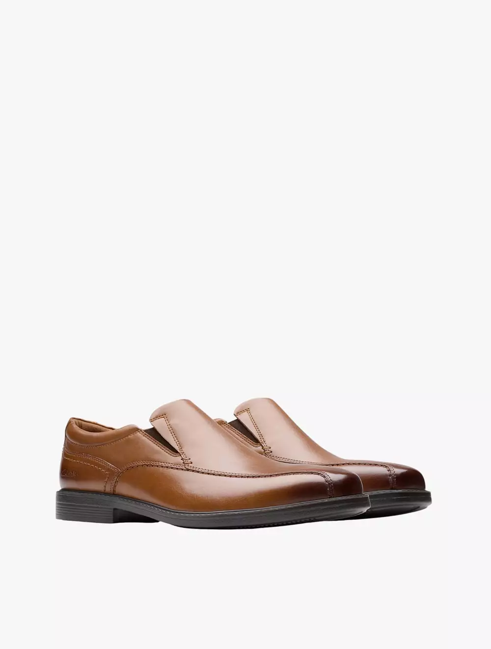 Clarks Dresslite Step Dark Tan Lea