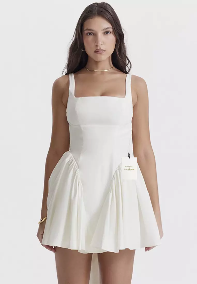 White backless summer dresses on sale