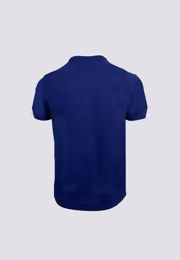 Ringer T-Shirt with Round Neck Activewear for Men