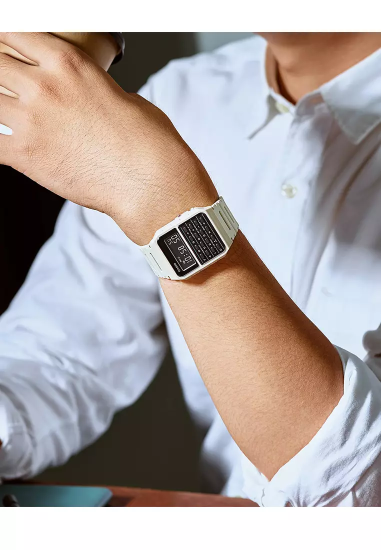 CASIO CA-53WF-8BDF WHITE CALCULATOR