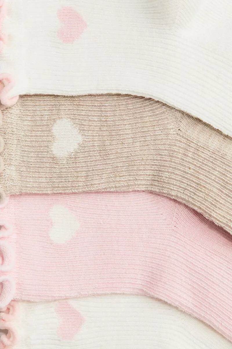 4-pack overlocked socks