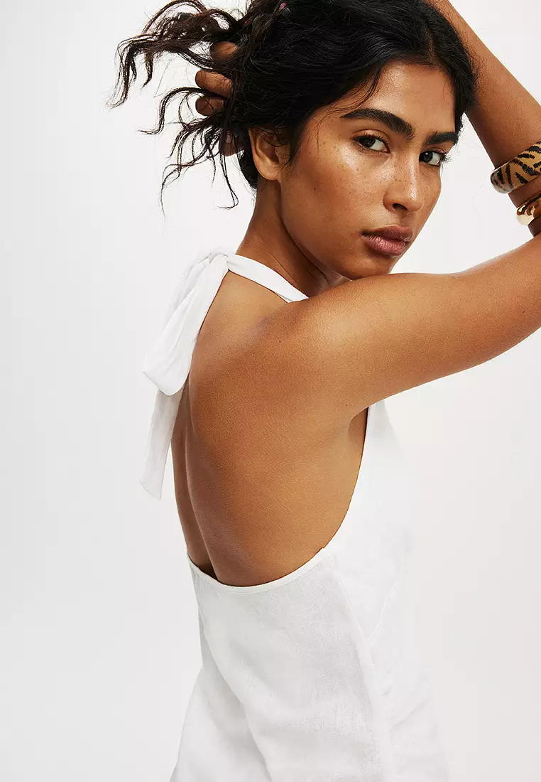 Haven Halter Mini Sundress