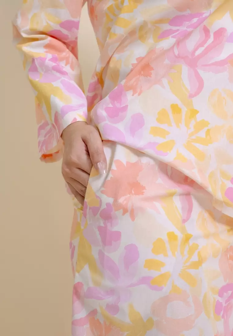 Bayu Somerset Calanthe Kurung in Pink