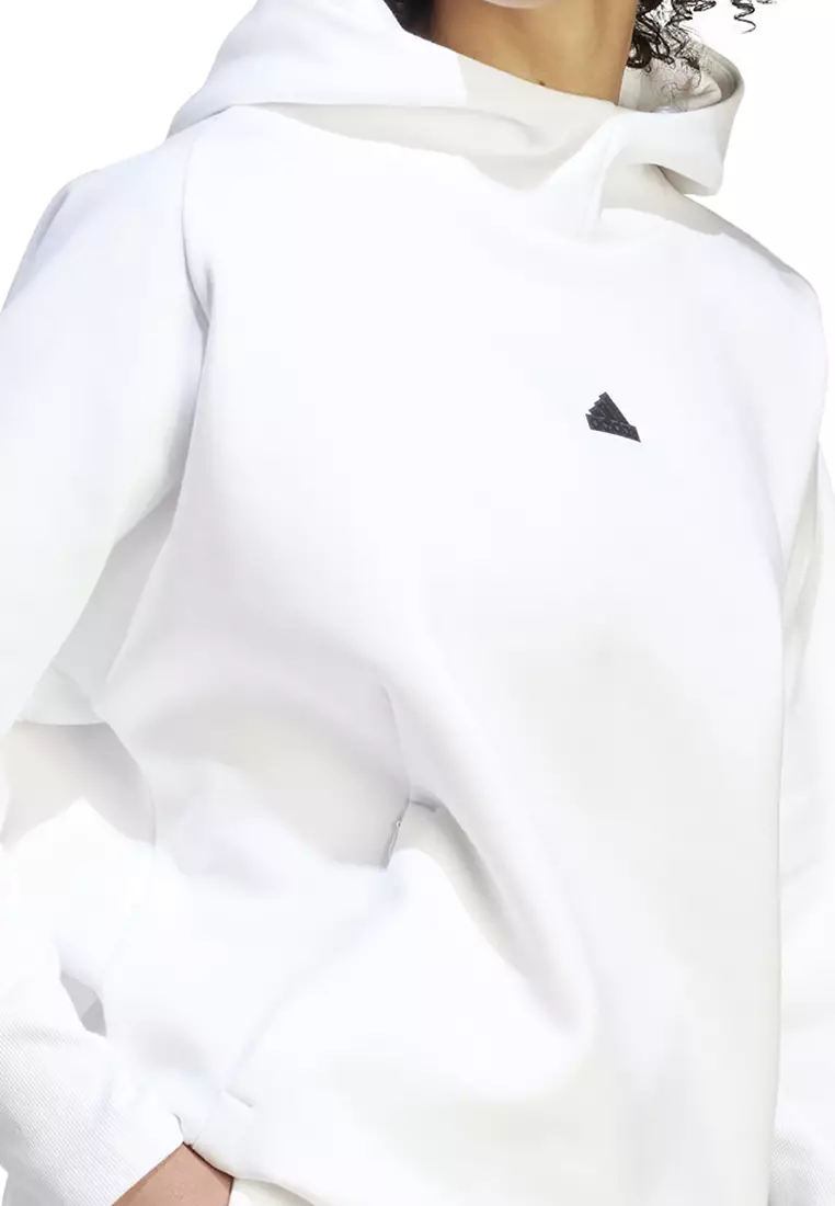 Hoodie adidas putih sales