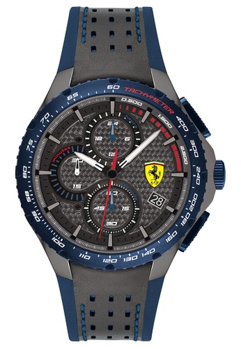 Scuderia Ferrari grey Scuderia Ferrari Pista Grey, Blue Men's Watch (830735) E376BAC3AD8F5DGS_1