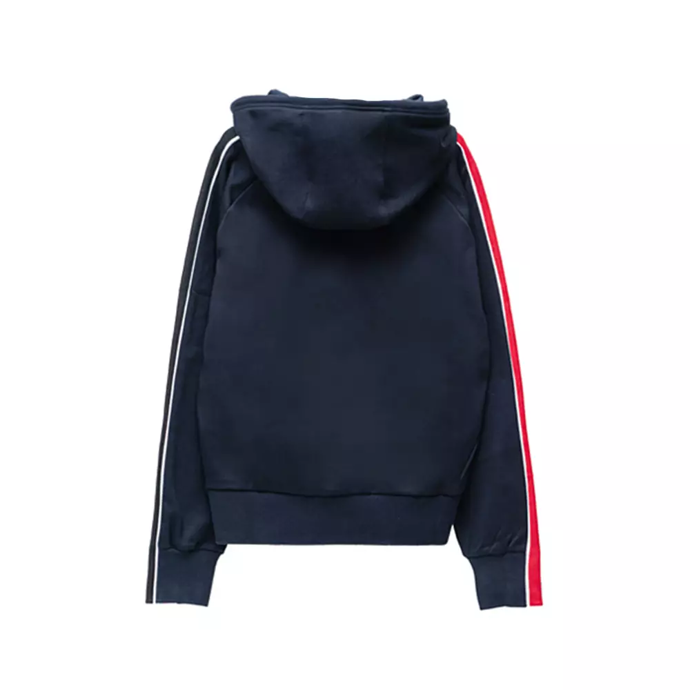 [12.12 Dealcember] Interlocking RWB Stripe Hoodie Navy