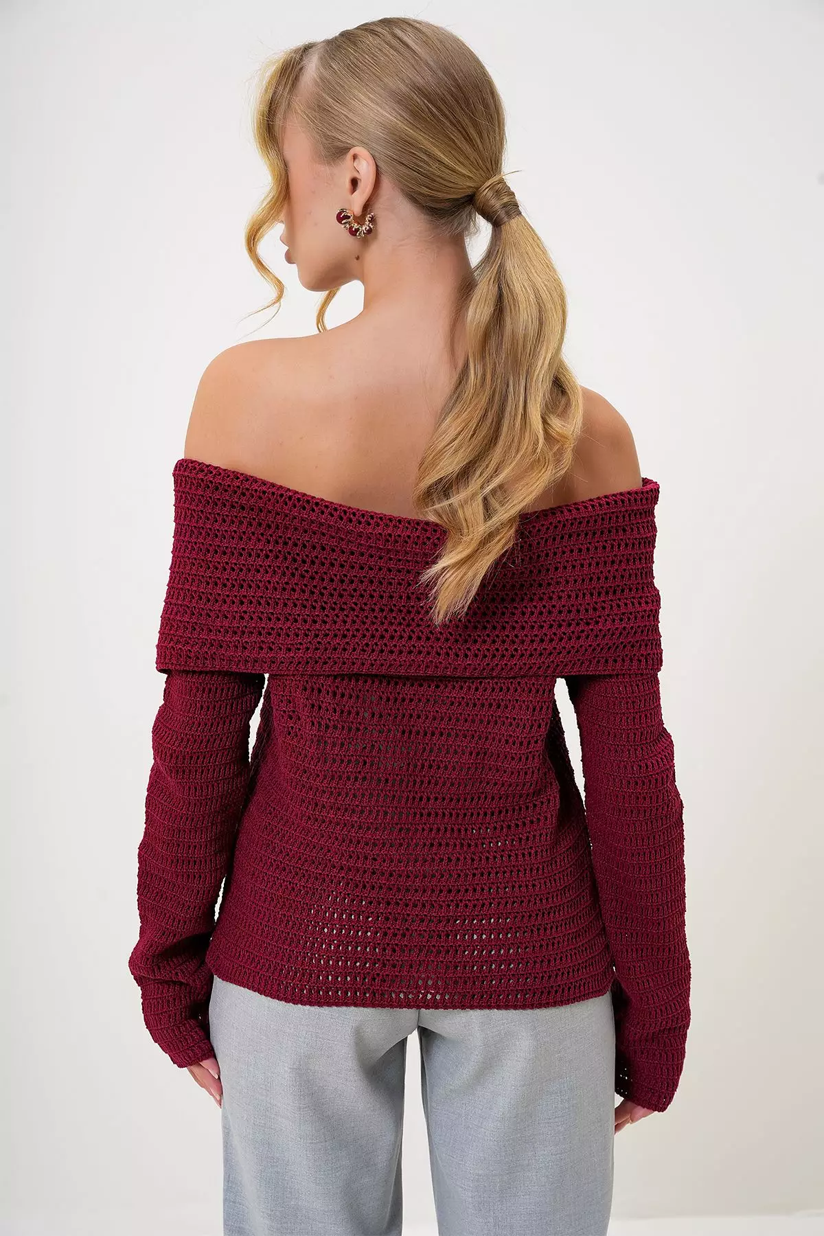Off Shoulder Sweater