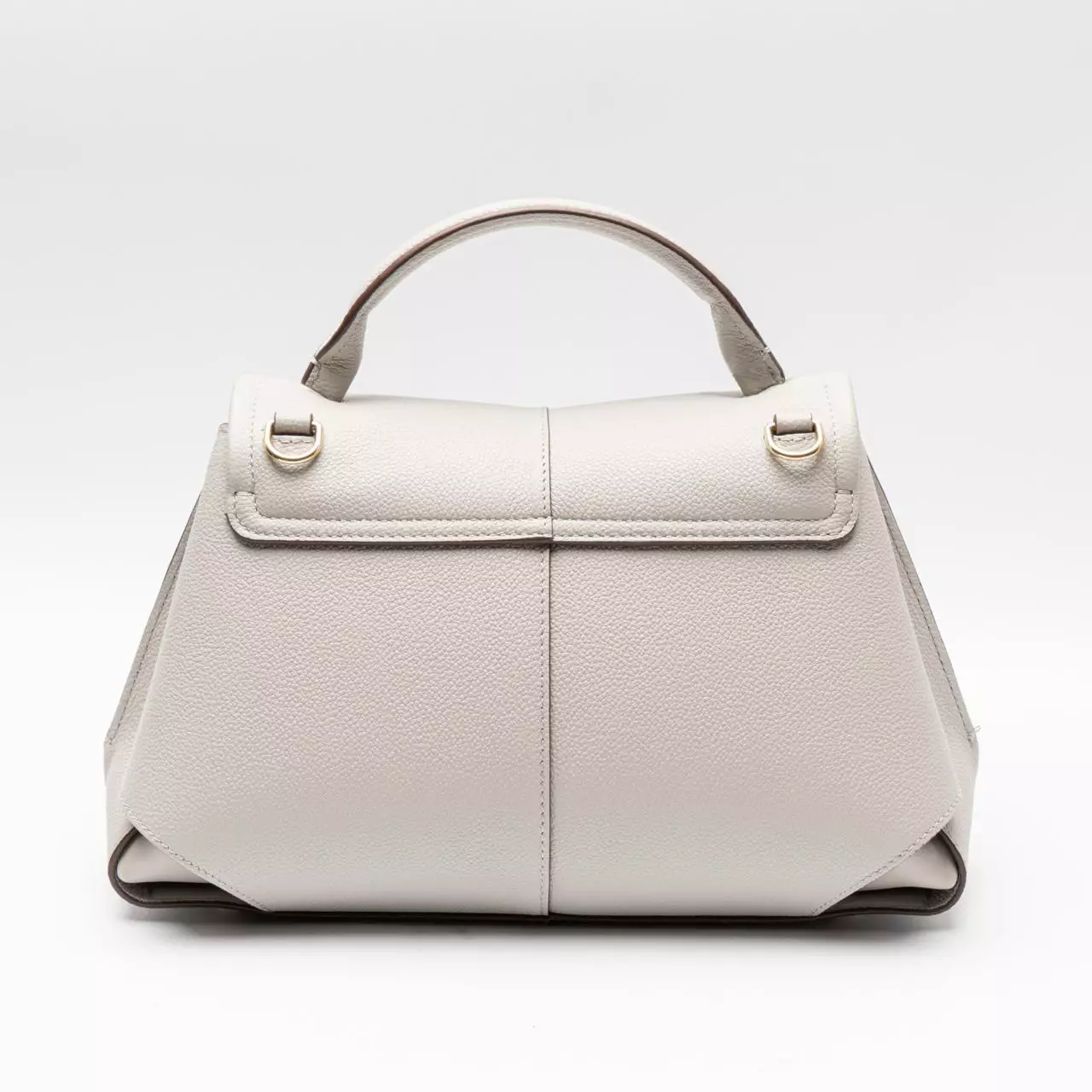 Mokki Grained Leather Handbag Mist Ghw