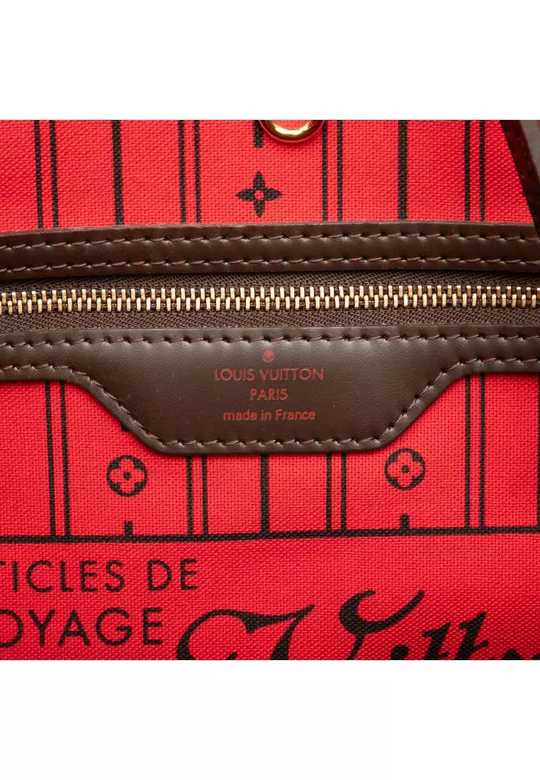 Pre-Loved Louis Vuitton Damier Ebene Neverfull Mm