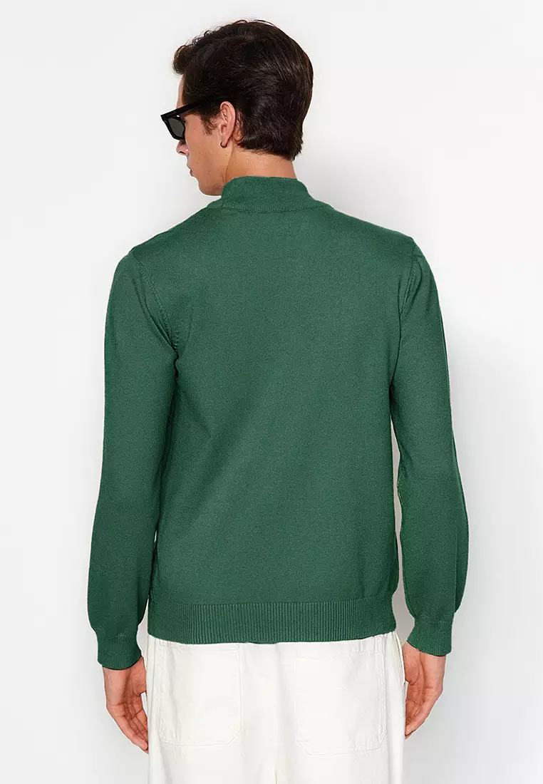 Dames sweater dusty green te personaliseren