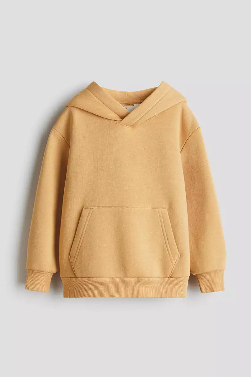 Brushed-inside hoodie