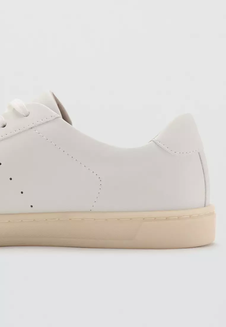 Leather Panel Sneakers