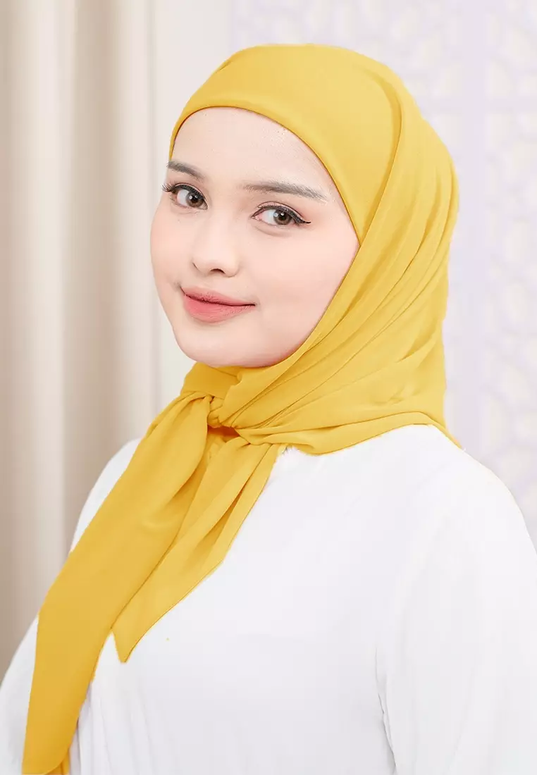 HIJAB INSTAN ALINE - HOT MUSTARD