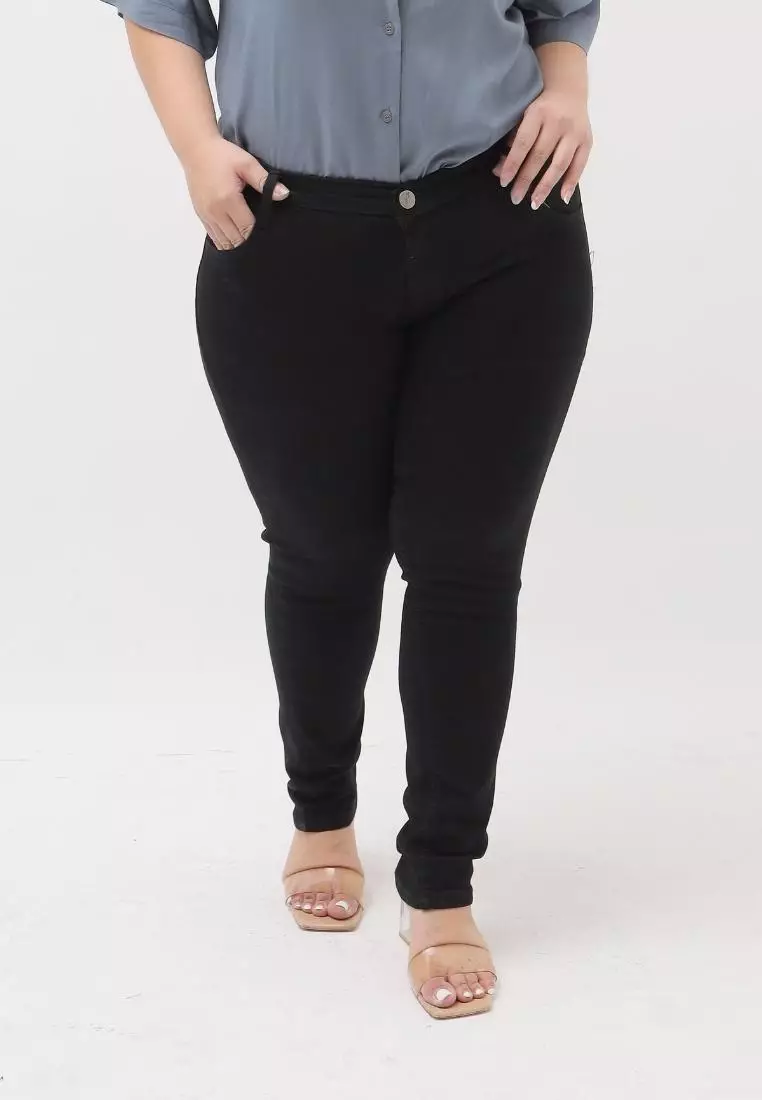 Plus Size Skinny Jeans Beatrice Black