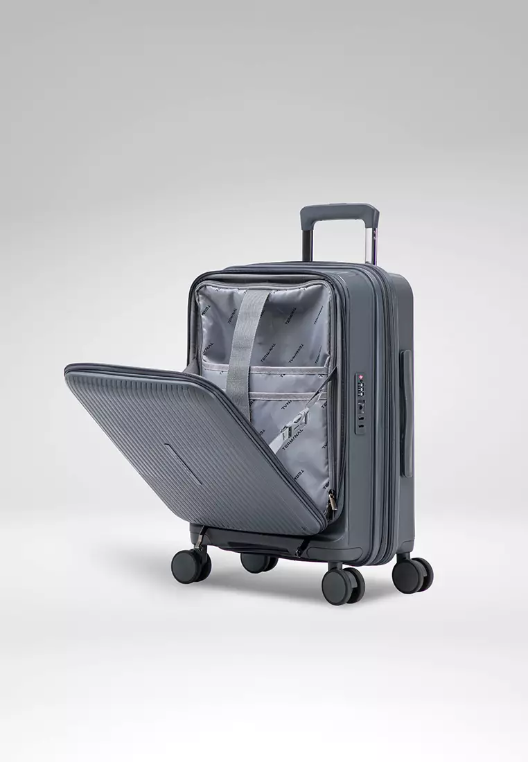 [NEW] Terminal Fronti (28") Polypropylene Expandable 8-Wheel Spinner Hard Case Luggage - TTH 26908