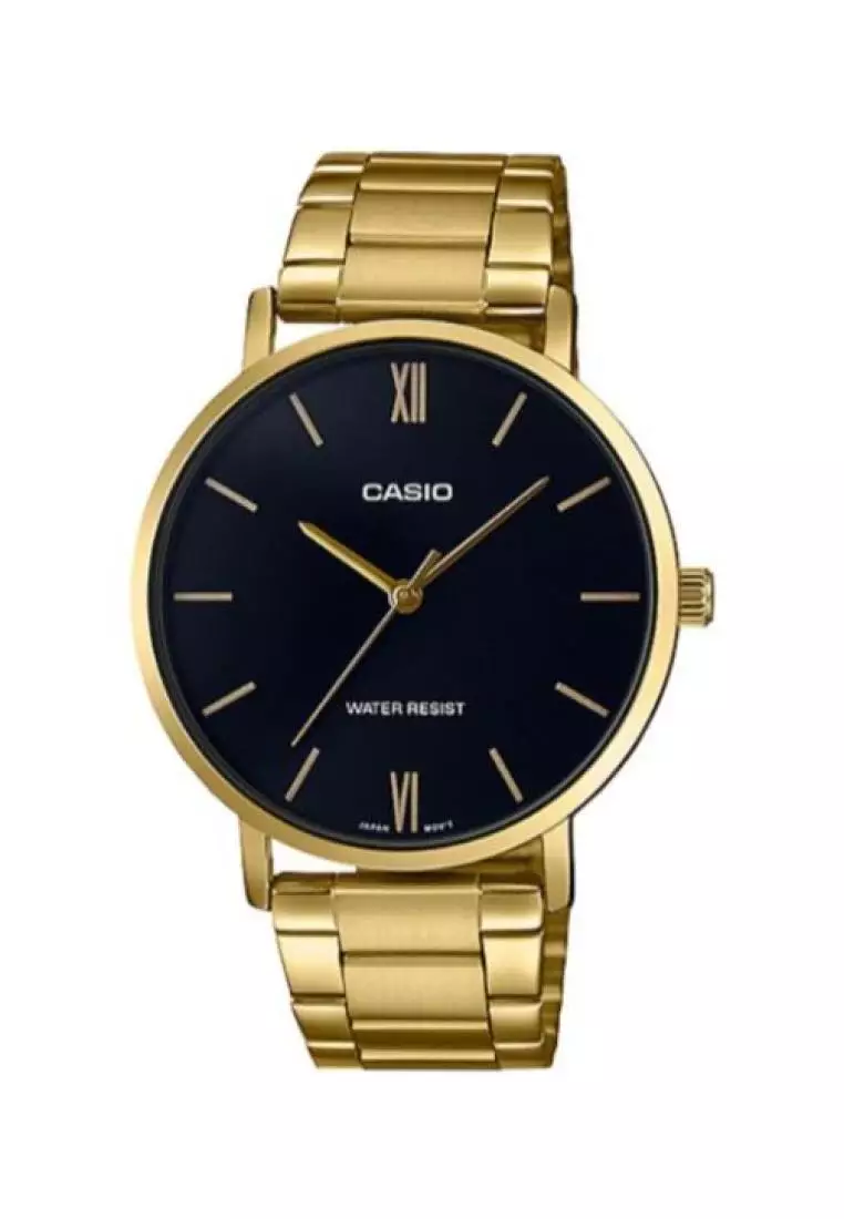 Casio water resist gold discount