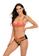 LYCKA orange LKL7004-European Style Lady Bikini Set-Orange 580EBUS184E66BGS_2