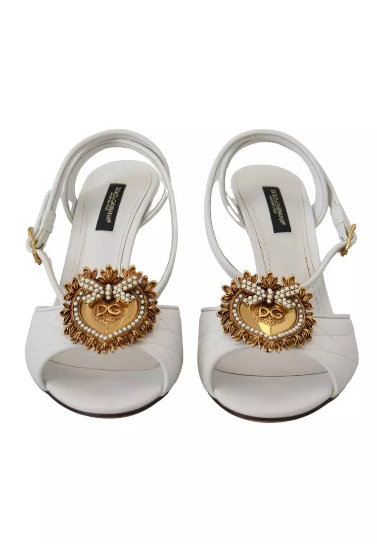 Dolce and gabbana devotion sandals hot sale