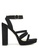 Betts black Emma Platform Heeled Sandals A2EC1SH69FEB12GS_1
