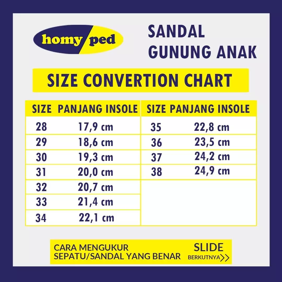 Homyped Hawai 01 Sandal Gunung Anak