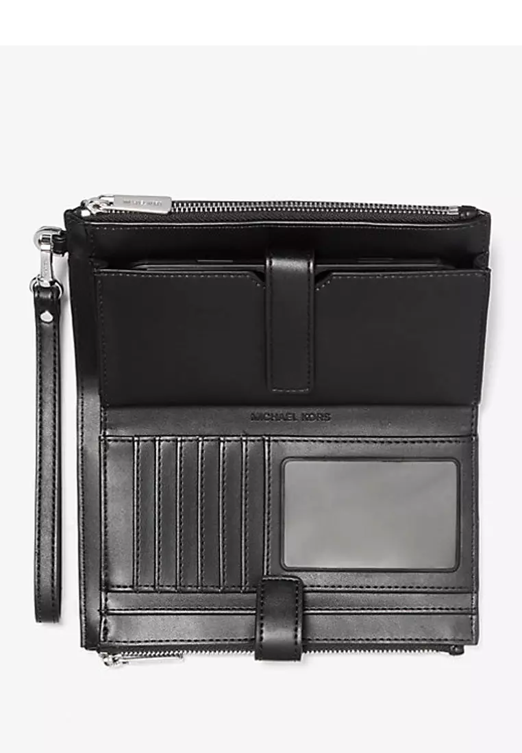 Mk double zipper wallet clearance