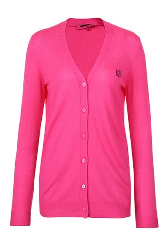 Buy Mcq Mcqueen Mcq Mcqueen Swallow Cardigan Pink Online Zalora Singapore