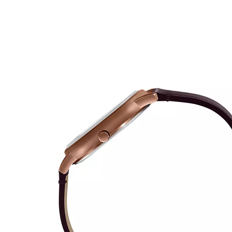 Jam Tangan Pria Casio General MTP-B125RL-5AVDF MTPB125 MTP-B125R Geometric Patterns Brown Dial Dark Brown Leather Band