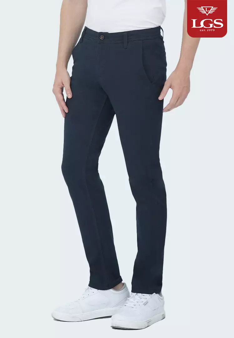 LGS - Celana Panjang Pria -  Chinos Collection - Stretch Katun - Color Series - Reguler Fit - CCT.455.S055