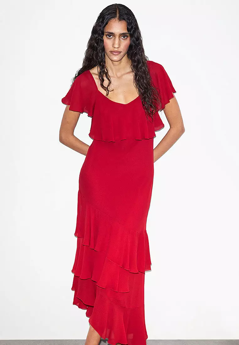 Ruffle Maxi Dress