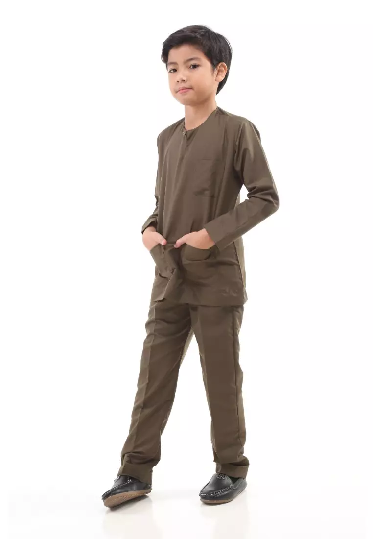 Baju Melayu Moden Teluk Belanga For Kids