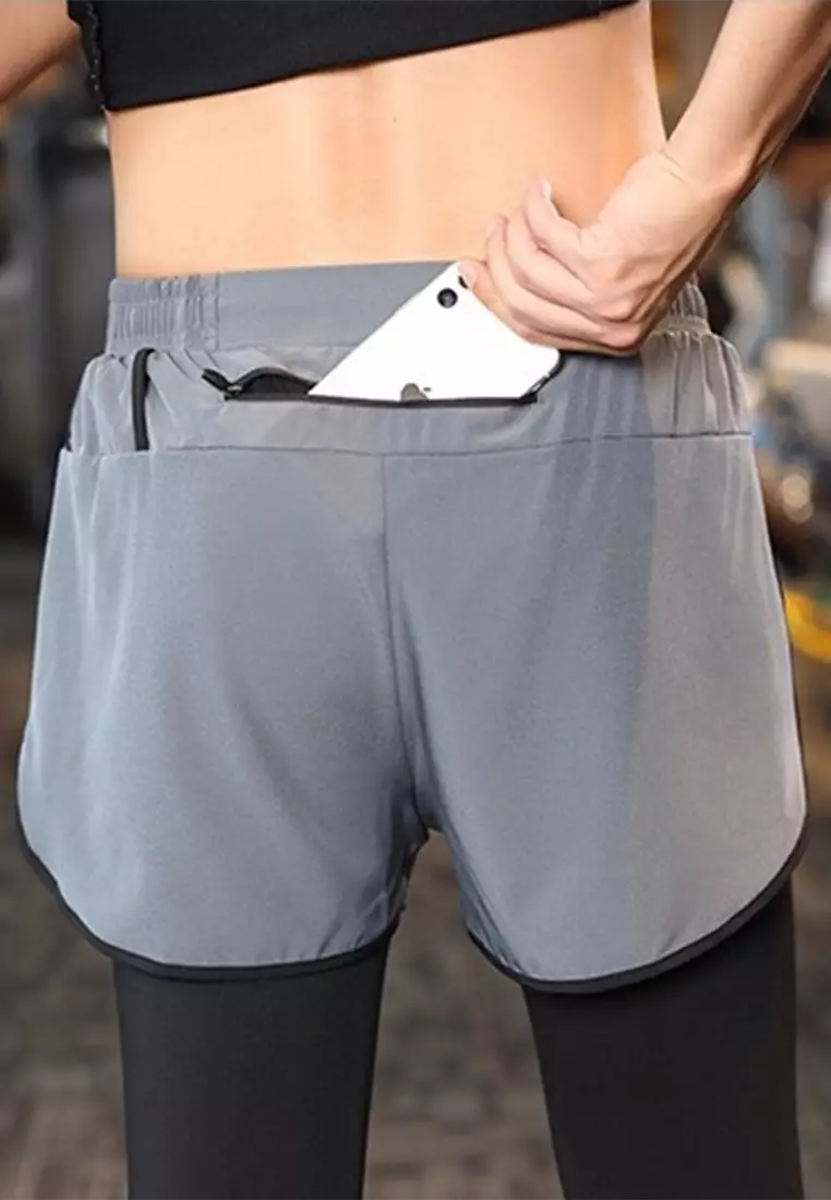 Sports Fitness Fake Two-Piece Trousers GP52103