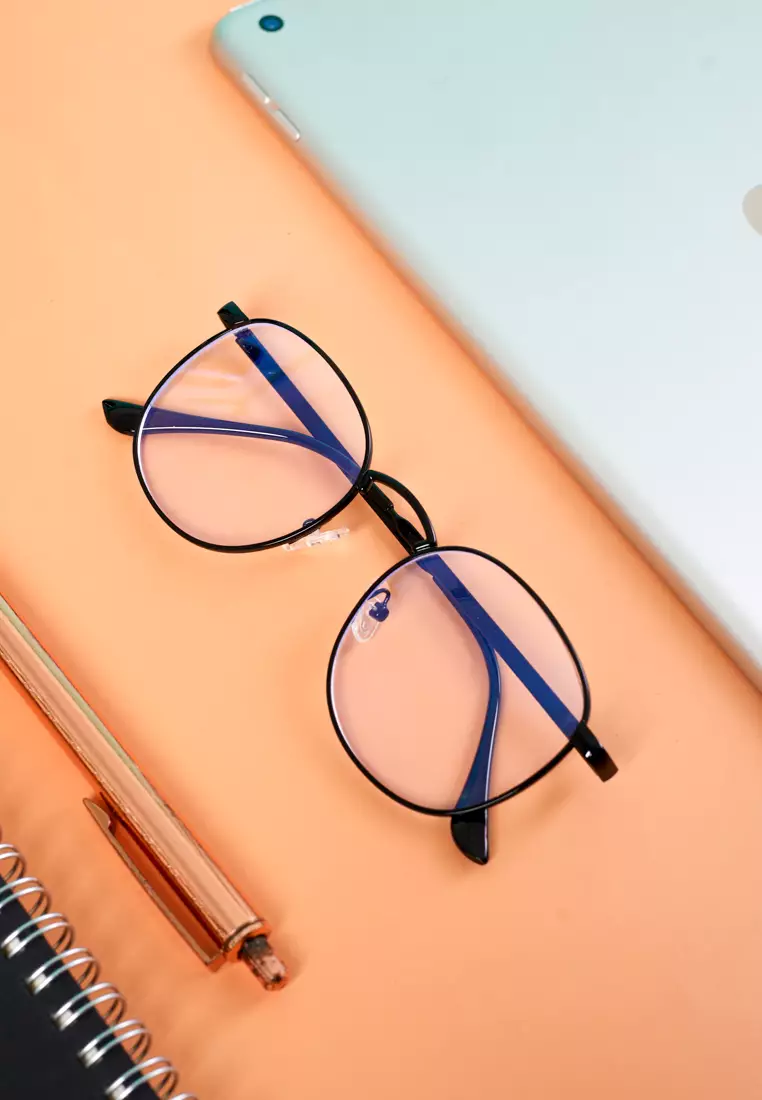 Adventure X Peculiar Eyewear Anti-Radiation UV400 Replaceable Lenses for Men and Women - Computer Glasses - Black