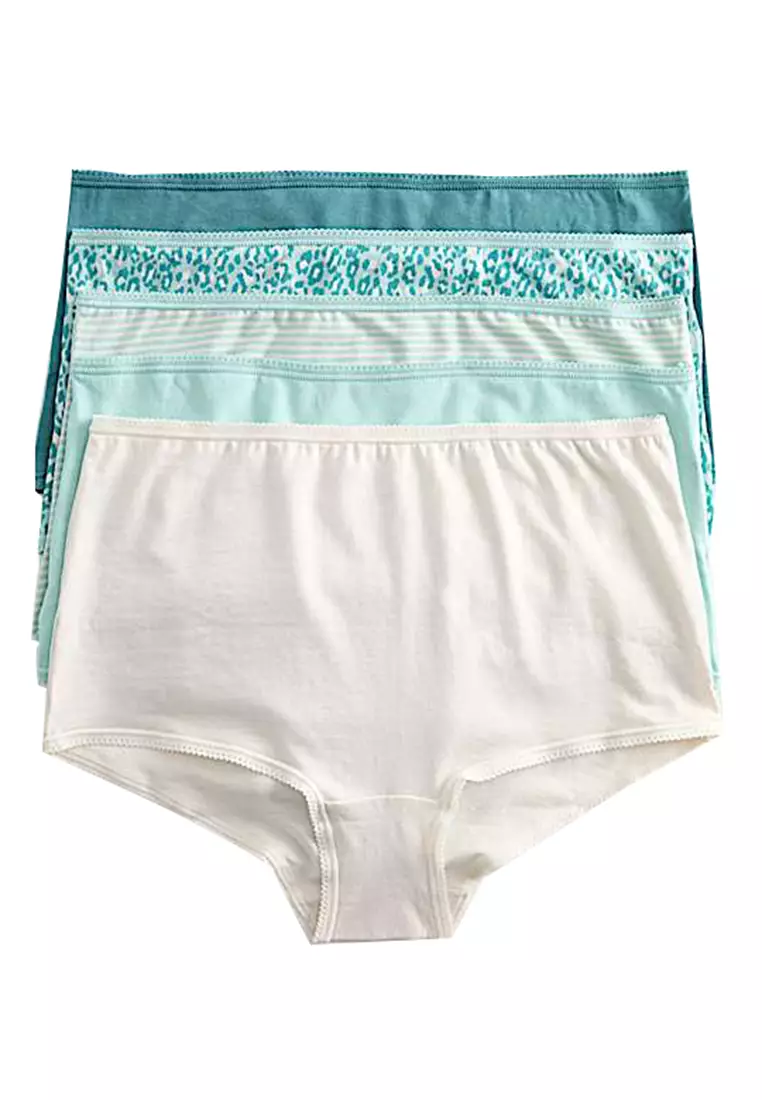 5pk Cotton Lycra High Rise Shorts