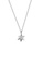 ZITIQUE silver Women's Korean Style Snow Flower Necklace - Silver 4EFBEAC1B28341GS_1