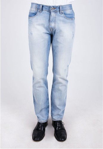 LGS - Slim Fit - Jeans - Light Blue - Ripped.
