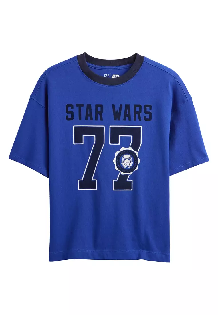 GAP Star Wars - Chemise graphique à manches longues pour garçon taille