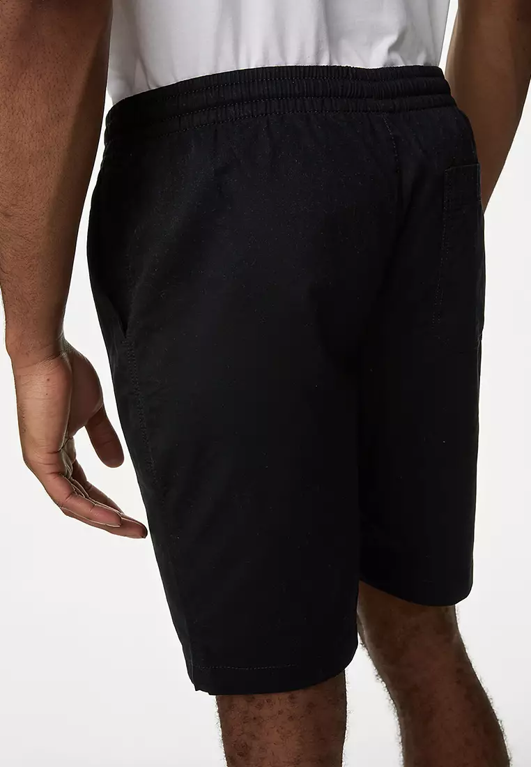 Pure Cotton Elasticated Waist Shorts